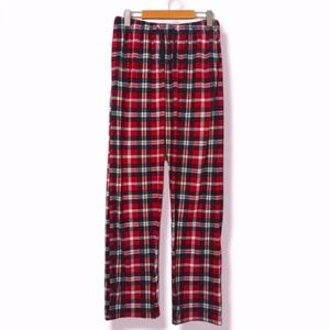 Unisex Red Plaid Denver Hayes,  Pajama Pants Sz Medium